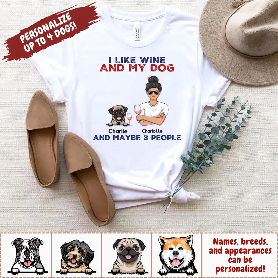 wine dogs and weekends shirt