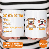 Mug-Dog Mom Routine - Personalized Mug (11oz/15oz) | Gift for Dog Lovers | Dog Mom Mug-Jack N Roy