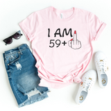 T-Shirt-I'M 59 + 1 - Custom Birthday T-Shirt (ANY AGE)-S-Pink-Jack N Roy