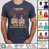 T-Shirt-Partners In Crime (Daughter) - Personalized T-Shirt for Dad | Gifts for Dad | Dad Shirts-JackNRoy