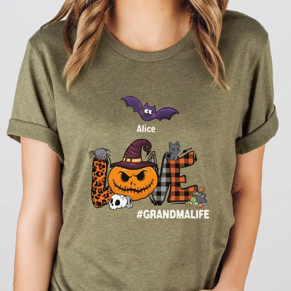 T-Shirt-Love Halloween - Personalized T-Shirt | Halloween Gift-JackNRoy