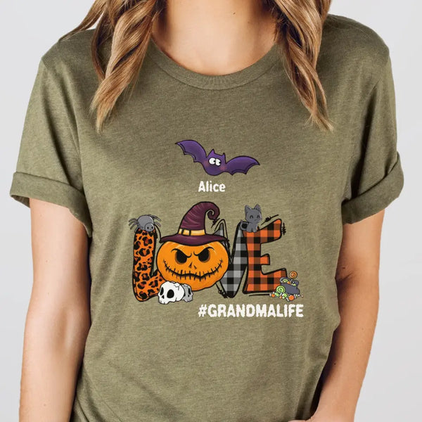 T-Shirt-Love Halloween - Personalized T-Shirt | Halloween Gift-JackNRoy