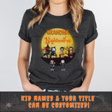 T-Shirt-Grandma of Nightmares - Personalized T-Shirt | Halloween Gift-JackNRoy