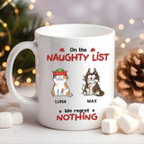 Mug-On The Naughty List - Personalized Pet Mug for Cat Lovers | (11oz/15oz)-JackNRoy