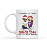 Mug-Annoying Each Other | Personalized Mug for Couples | (11oz/15oz)-White Mug-White-JackNRoy