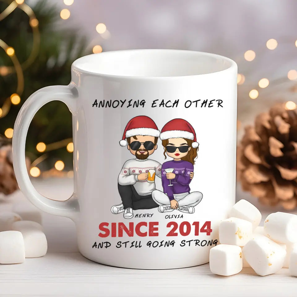 Mug-Annoying Each Other | Personalized Mug for Couples | (11oz/15oz)-JackNRoy