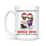 Mug-Annoying Each Other | Personalized Mug for Couples | (11oz/15oz)-White Mug-White-JackNRoy