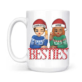 Mug-Besties - Personalized Mug for Besties | (11oz/15oz)-White Mug-White-JackNRoy