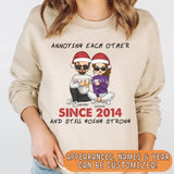 Sweatshirt-Annoying Each Other | Personalized Unisex Sweatshirt for Couples-JackNRoy