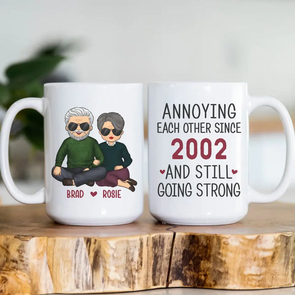 Mug-Annoying Each Other Since... - Personalized Mug for Couples | Couples Gift-JackNRoy