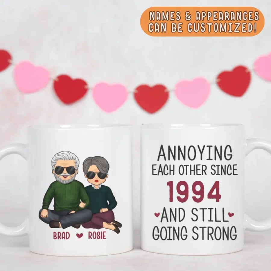 Mug-Annoying Each Other Since... - Personalized Mug for Couples | Couples Gift-JackNRoy