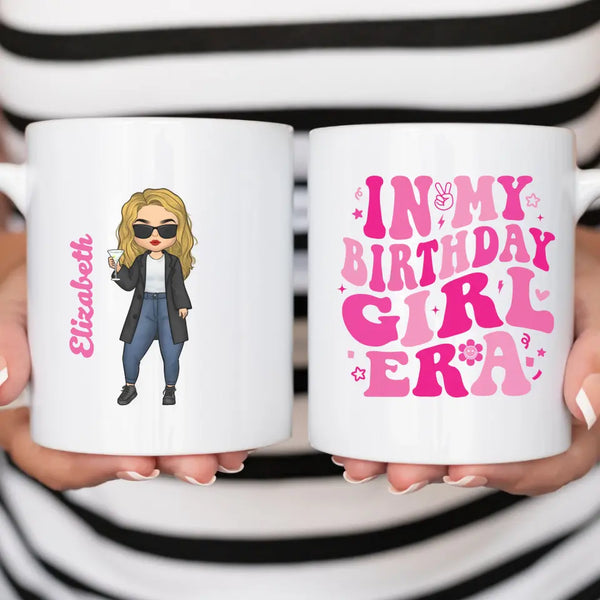 Mug-Birthday Girl Era - Birthday Personalized Mug (11oz-15oz)-White Mug-White-JackNRoy