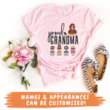 T-Shirt-Proud Grandma - Personalized Unisex T-Shirt | Grandmother T-Shirt | Grandma Gift-JackNRoy