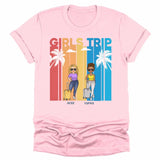 T-Shirt-Girls Trip - Personalized Unisex T-Shirt | Gift For Besties | Traveling Shirt-Unisex T-Shirt-S-JackNRoy