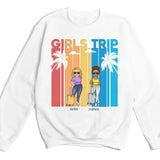 T-Shirt-Girls Trip - Personalized Unisex T-Shirt | Gift For Besties | Traveling Shirt-Unisex Sweatshirt-S-JackNRoy