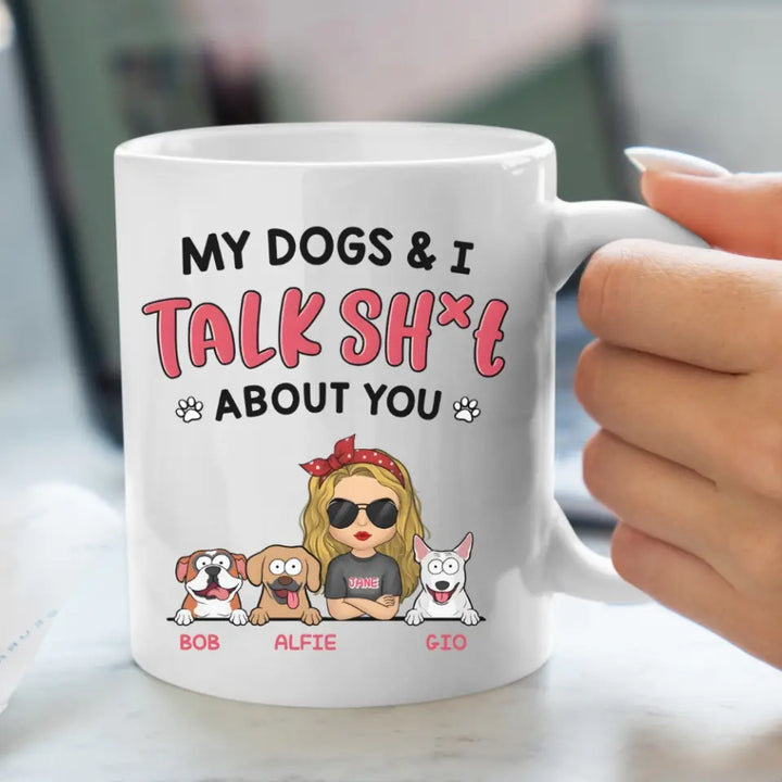 Mug-My Dogs and I - Personalized Mug | Dog Lover Gift-JackNRoy