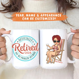 Mug-Officially Retired - Personalized Mug | Retirement Gift-JackNRoy