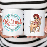 Mug-Officially Retired - Personalized Mug | Retirement Gift-White Mug-White-JackNRoy