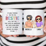 Mug-Besties Love - Personalized Mug (11oz/15oz) | Besties Gift | Funny Mug for Friends-White Mug-White-JackNRoy