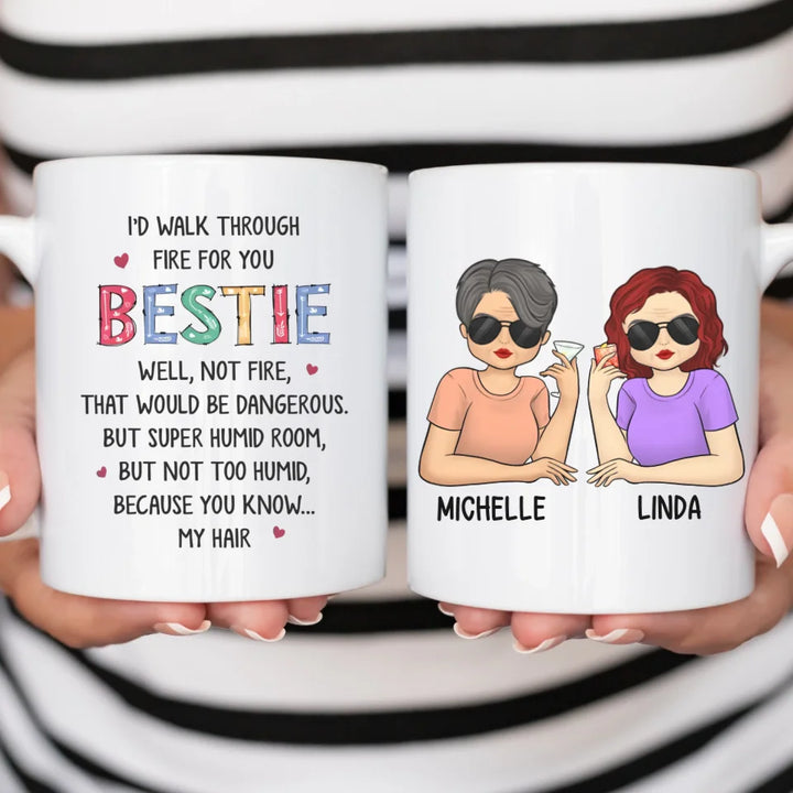 Mug-Besties Love - Personalized Mug (11oz/15oz) | Besties Gift | Funny Mug for Friends-White Mug-White-JackNRoy