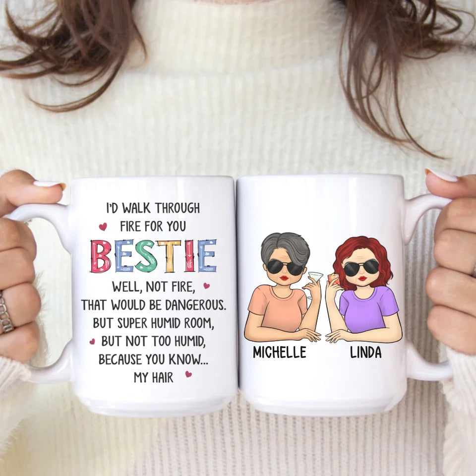 Mug-Besties Love - Personalized Mug (11oz/15oz) | Besties Gift | Funny Mug for Friends-White Mug-White-JackNRoy