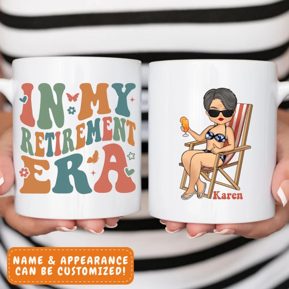 Mug-In My Retirement Era - Personalized Mug (11oz/15oz) | Retirement Gift-JackNRoy