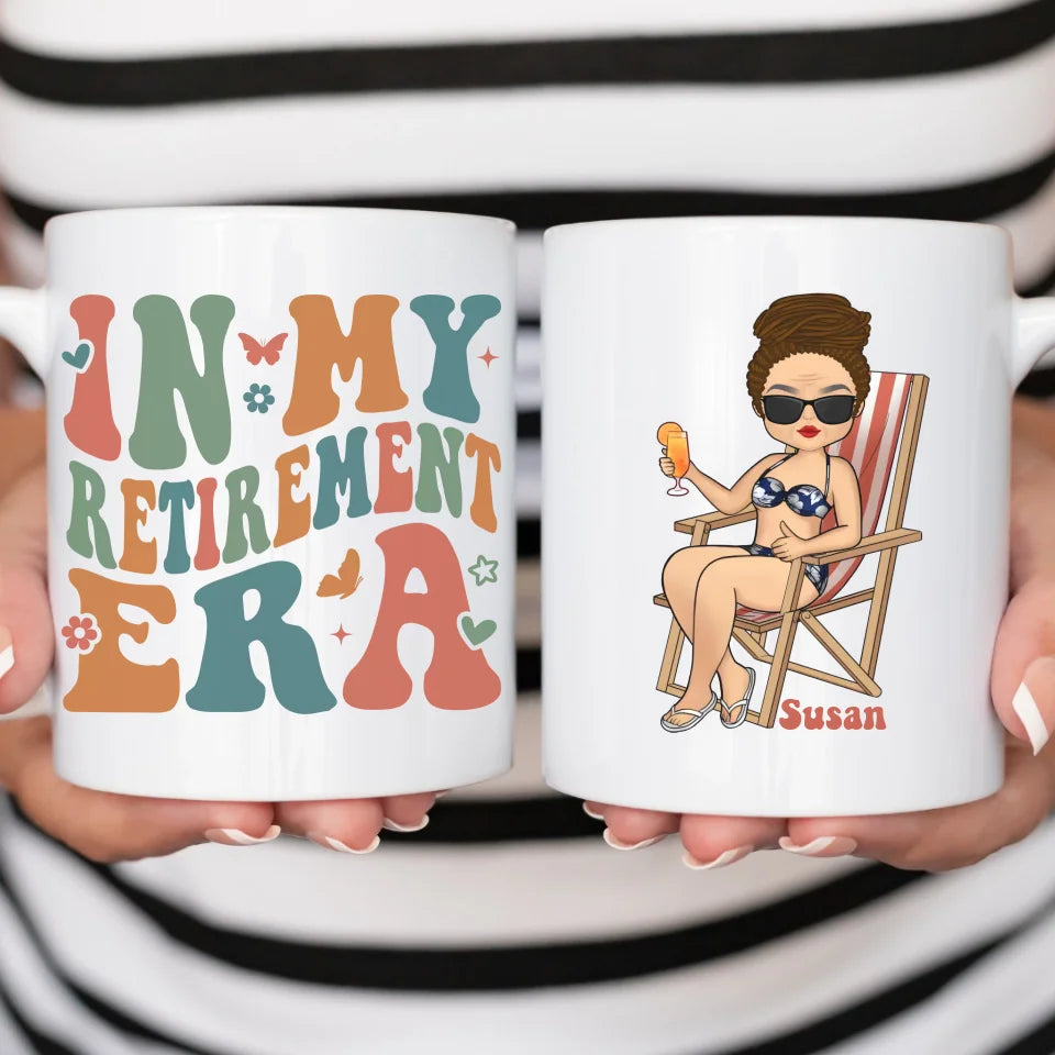 Mug-In My Retirement Era - Personalized Mug (11oz/15oz) | Retirement Gift-White Mug-White-JackNRoy