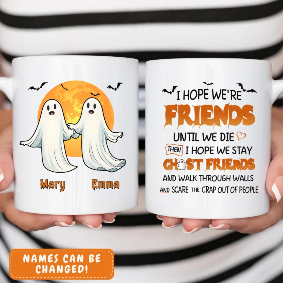 Mug-Ghost Friends - Personalized Mug | Gift for Besties | Halloween Mug-JackNRoy