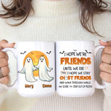 Mug-Ghost Friends - Personalized Mug | Gift for Besties | Halloween Mug-White Mug-White-JackNRoy