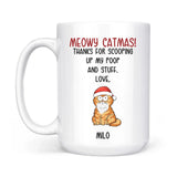 Mug-Meowy Catmas! Personalized Pet Mug for Cat Lovers | (11oz/15oz)-White Mug-White-JackNRoy