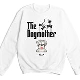 T-Shirt-The Dogmother - Personalized Unisex T-Shirt for Dog Mothers | Pet Lover T-Shirt | Dog Mom-Unisex Sweatshirt-White-JackNRoy