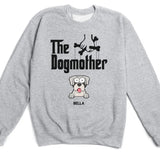 T-Shirt-The Dogmother - Personalized Unisex T-Shirt for Dog Mothers | Pet Lover T-Shirt | Dog Mom-Unisex Sweatshirt-Sport Grey-JackNRoy