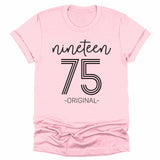 T-Shirt-Nineteen Plus - Custom Birthday T-Shirt-Unisex T-Shirt-Pink-JackNRoy