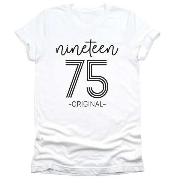 T-Shirt-Nineteen Plus - Custom Birthday T-Shirt-Unisex T-Shirt-White-JackNRoy