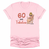 T-Shirt-Fabulous - Personalized Birthday T-Shirt (ANY AGE)-Unisex T-Shirt-Pink-JackNRoy