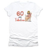 T-Shirt-Fabulous - Personalized Birthday T-Shirt (ANY AGE)-Unisex T-Shirt-White-JackNRoy