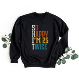 Sweatshirt-S.H.I.T. I'm 50 Sweatshirt-S-Black-Jack N Roy