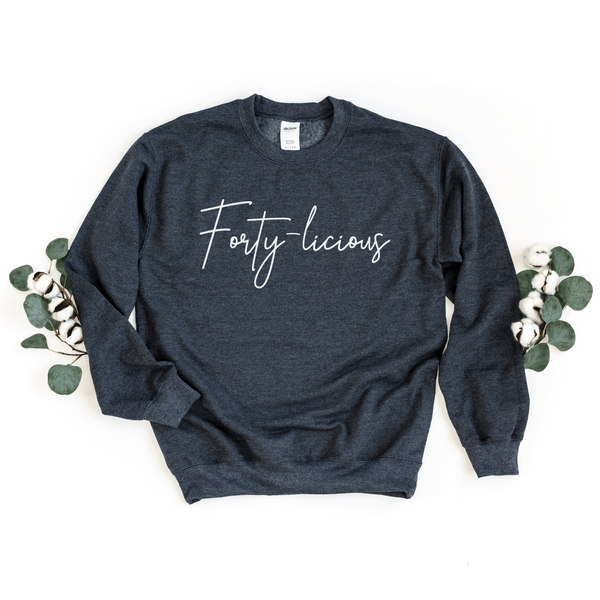 Sweatshirt-Forty-licious Sweatshirt-S-Dark Grey-Jack N Roy