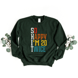 Sweatshirt-S.H.I.T. I'm 40 Sweatshirt-S-Forest-Jack N Roy