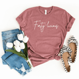 T-Shirt-Forty-licious T-Shirt-S-Heather Mauve-Jack N Roy