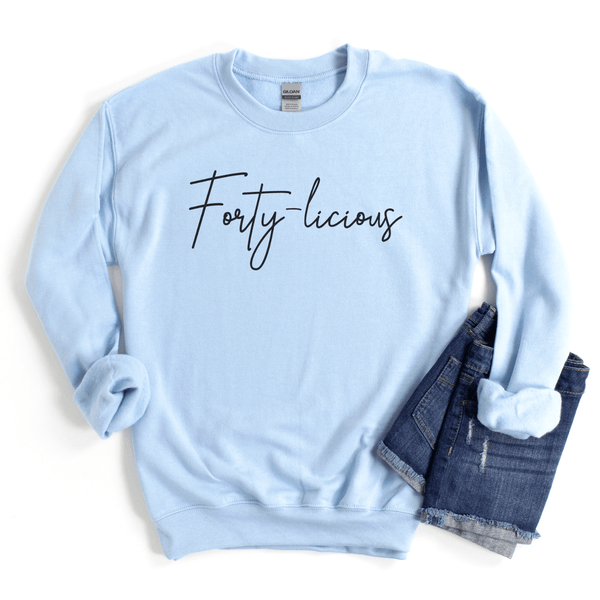 Sweatshirts-Forty-licious Sweatshirt-S-Light Blue-Jack N Roy