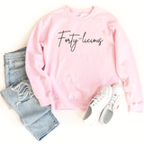 Sweatshirt-Forty-licious Sweatshirt-S-Pink-Jack N Roy