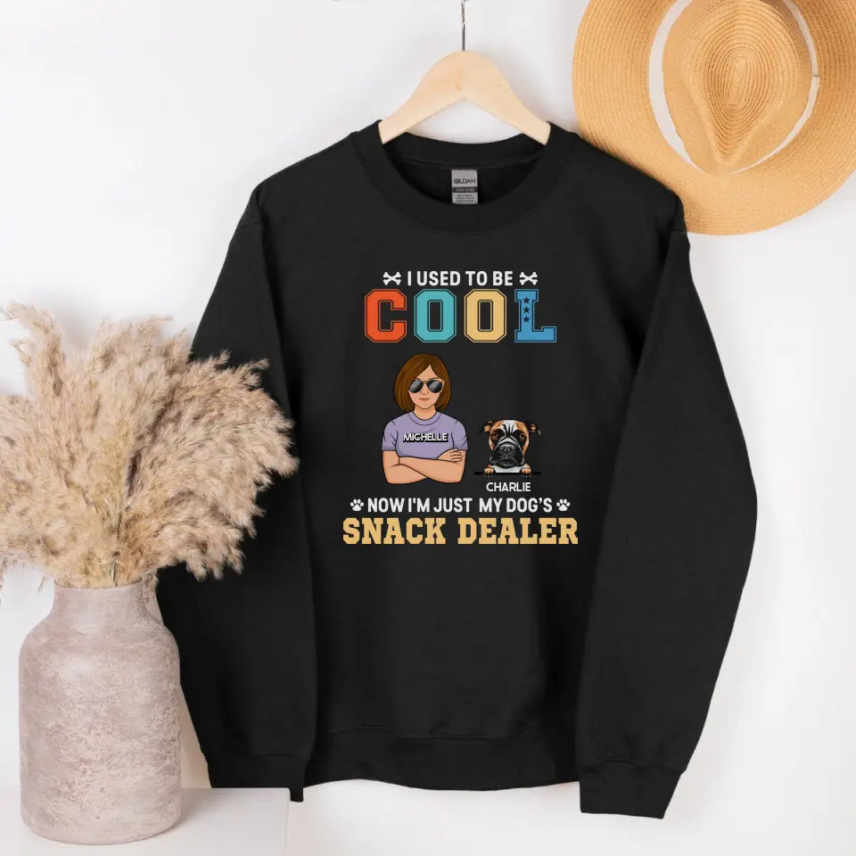 T-Shirt-Dog Snack Dealer - Personalized Unisex T-Shirt / Sweatshirt-Unisex Sweatshirt-Black-Jack N Roy