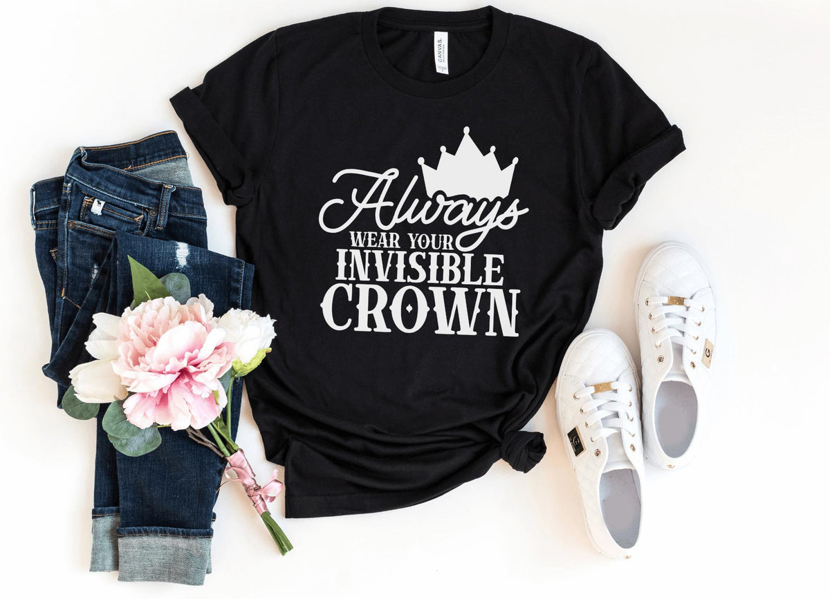 T-Shirt-Always Wear Your Crown T-Shirt-S-Black-Jack N Roy