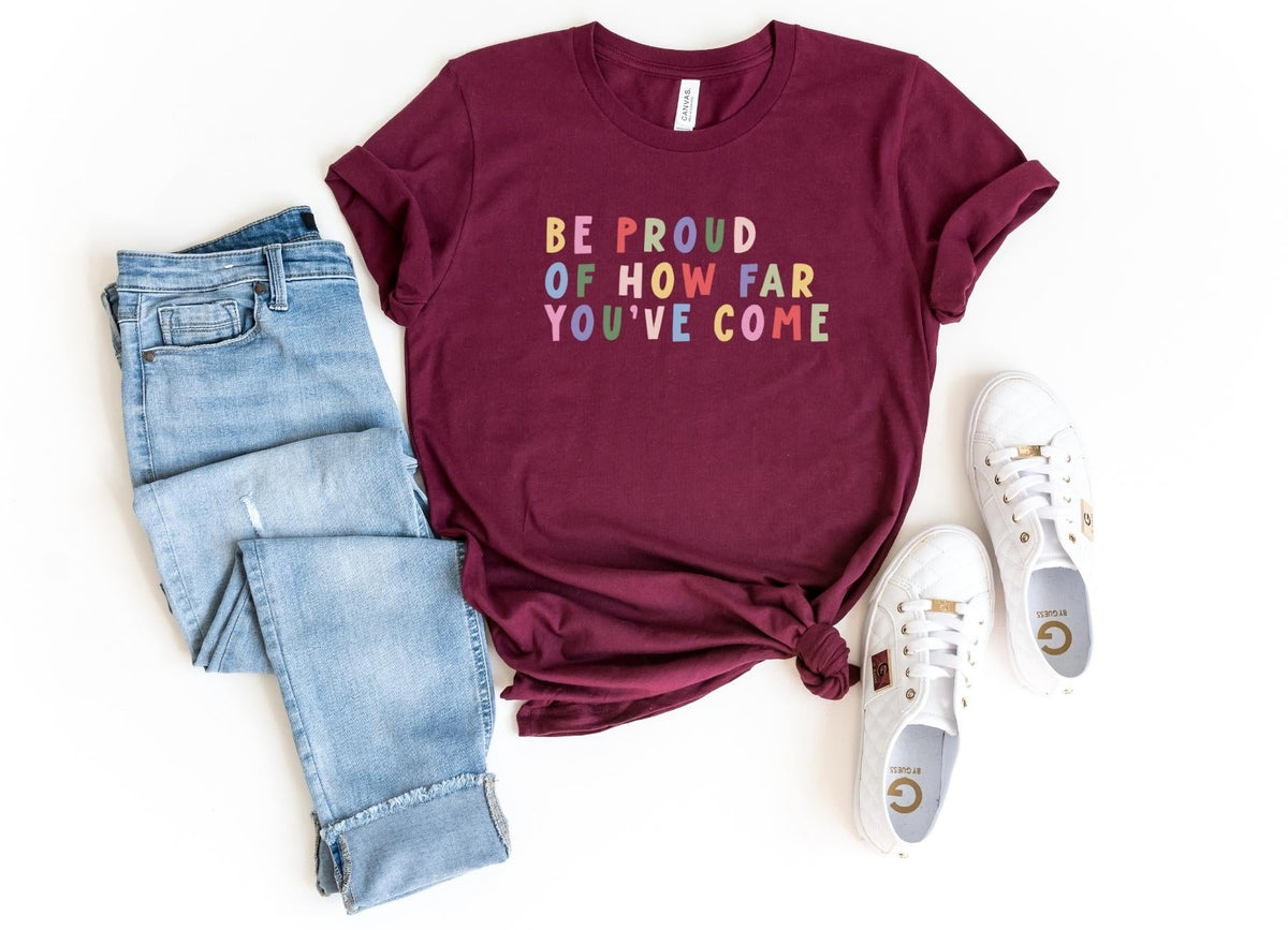 T-Shirt-Be Proud T-Shirt-S-Maroon-Jack N Roy