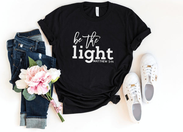 T-Shirt-Be The Light T-Shirt-S-Black-Jack N Roy