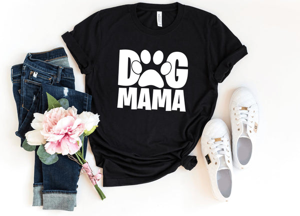 T-Shirt-Dog Mama T-Shirt-S-Black-Jack N Roy