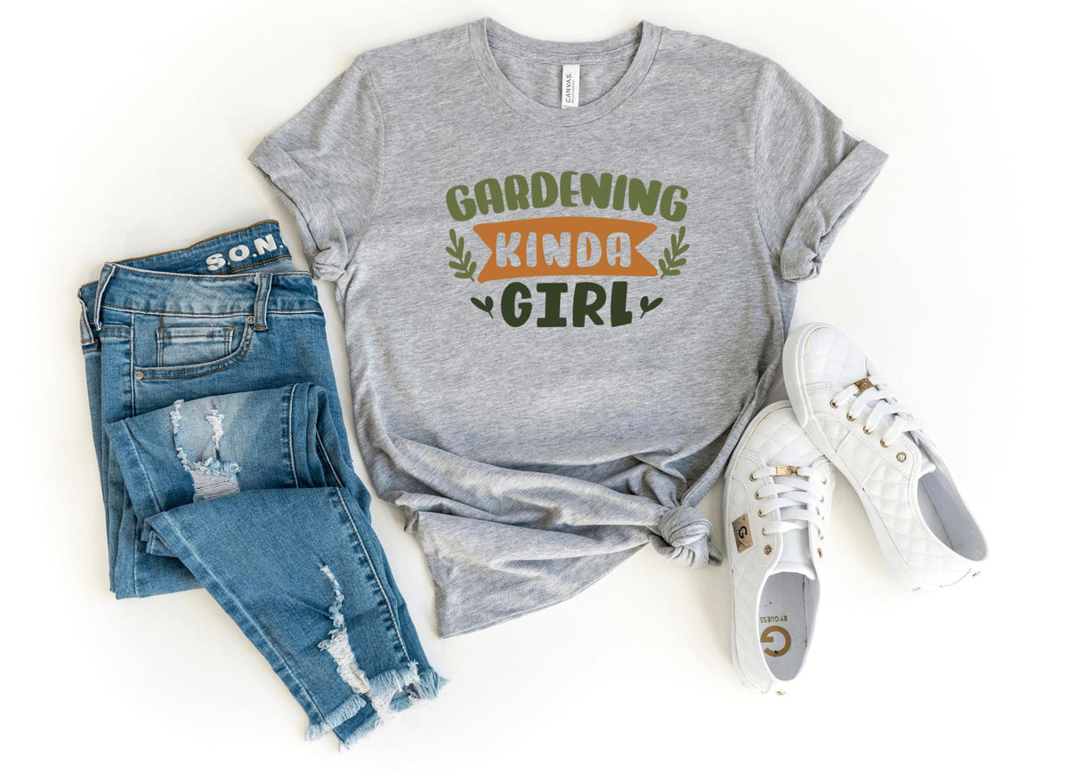 T-Shirt-Gardening Kinda Girl T-Shirt-S-Athletic Heather-Jack N Roy