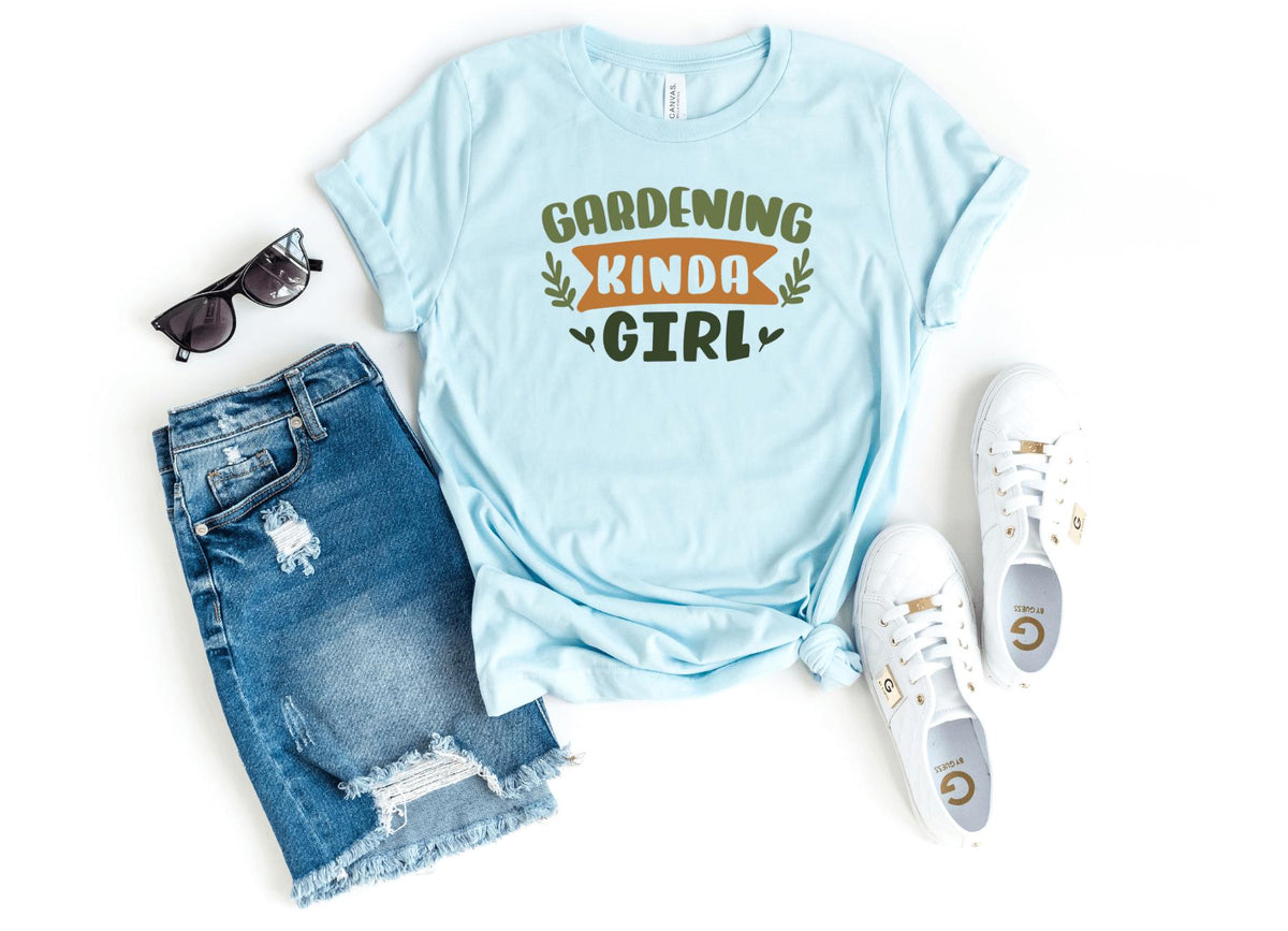 T-Shirt-Gardening Kinda Girl T-Shirt-S-Heather Ice Blue-Jack N Roy