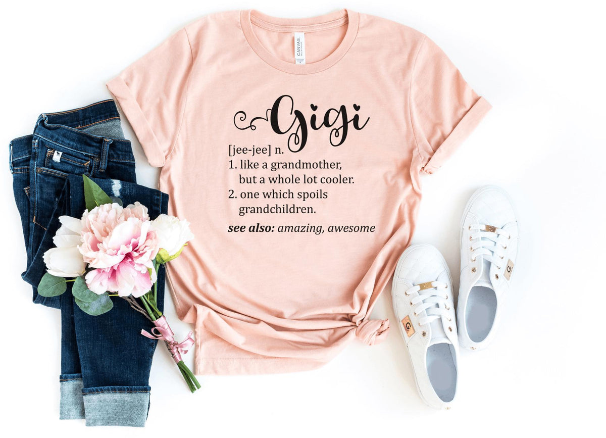 T-Shirt-Gigi Definition T-Shirt-S-Heather Peach-Jack N Roy